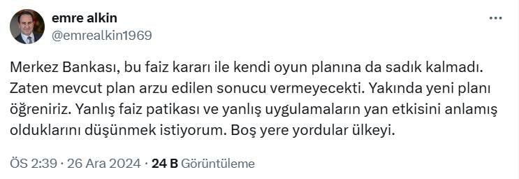 Ekonomistlerden faiz indirimi eleştirisi: Merkez Bankası, bu faiz kararı ile kendi oyun planına da sadık kalmadı 8